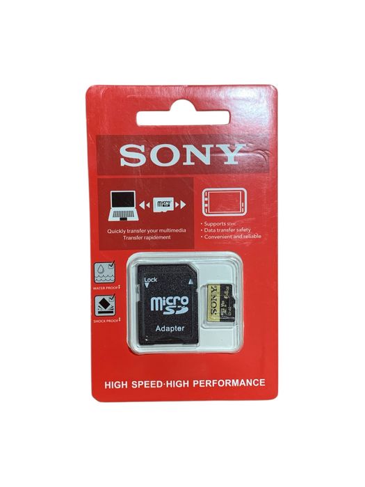Karta microSD Sony 64GB do smartfona, Nintendo Switch, Android, tablet