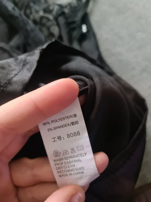 Komplet nocny piżamka z koronką rozmiar S