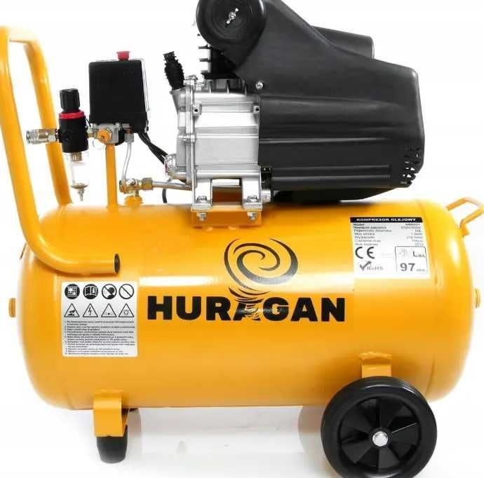 Компрессор HURAGAN на 50 л воздушный масляной / компресор масляний