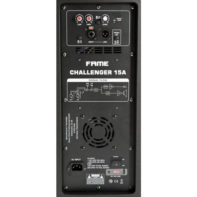 2 Colunas pa fame 15 polegadas 1400w