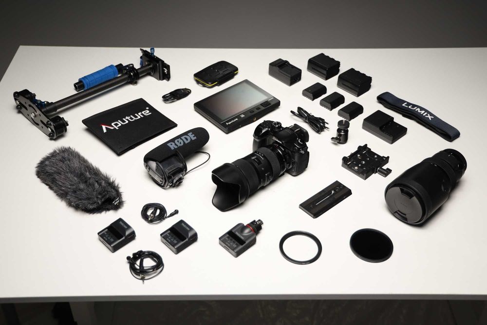 Bogaty zestaw do filmowania 4K Lumix GH4