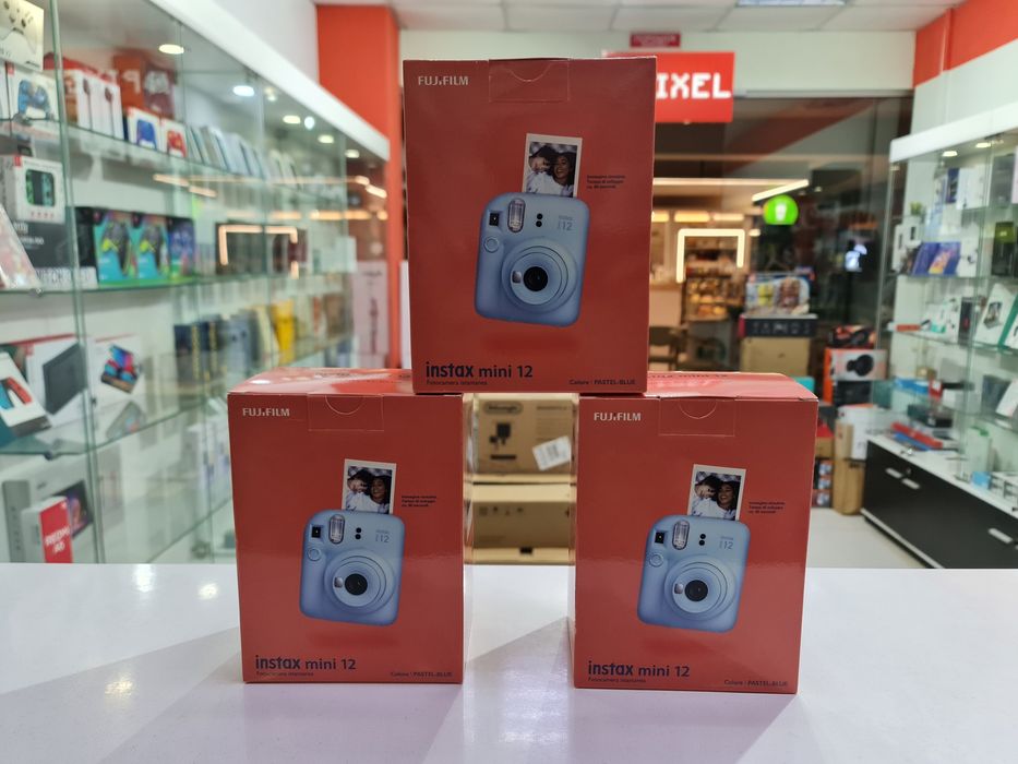Нові Fujifilm Instax Mini 12 Pastel Blue фотокамера миттєвого друку