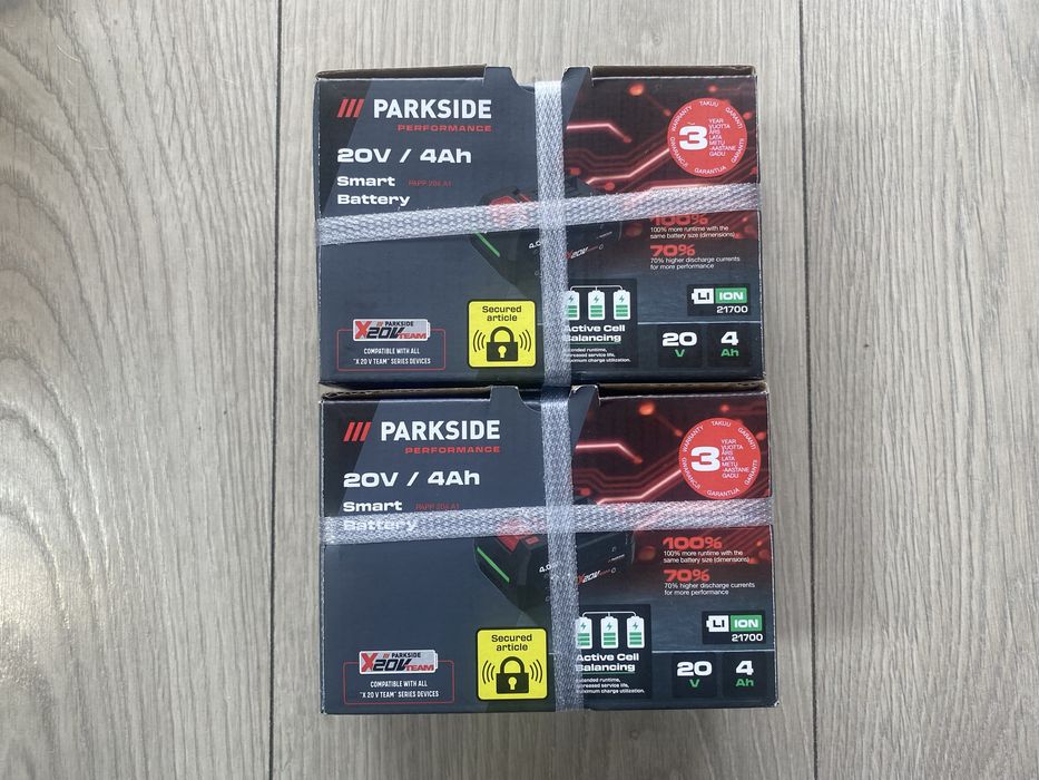 2x Akumulator Bateria Li-Ion Parkside 20V PAPP 204 A1 4Ah
