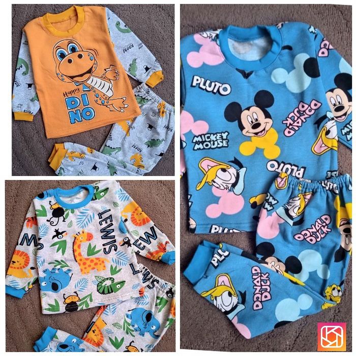 Теплі піжами для хлопчиків, тепла піжама 92, 98, 104, 110, 116, 122.