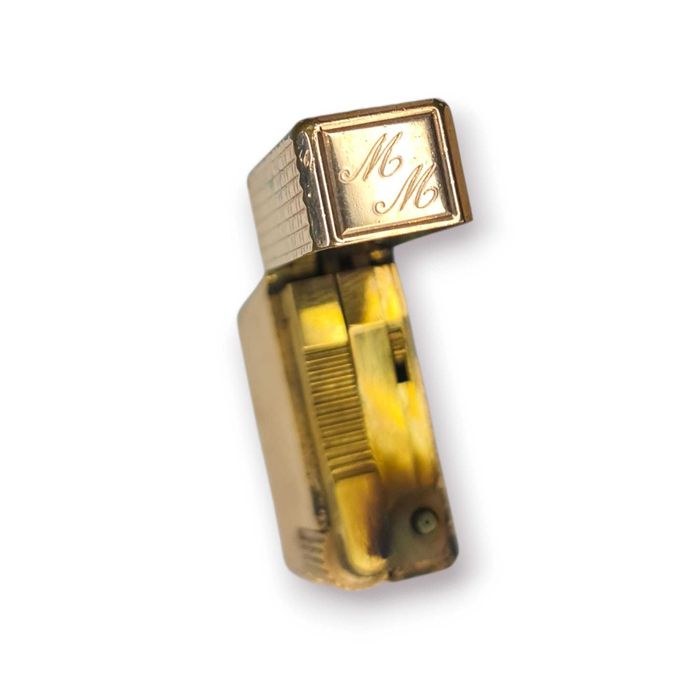 Isqueiro S.T. Dupont Paris – Briquet Nº EU 6686 – Ouro Laminado