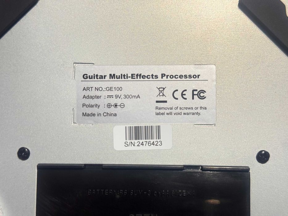 Pedaleira MOOER GE100