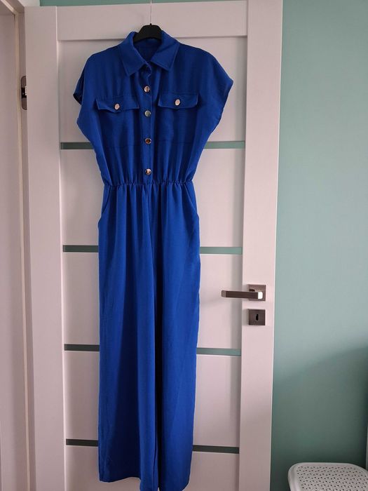 Kombinezon kobaltowy r. M