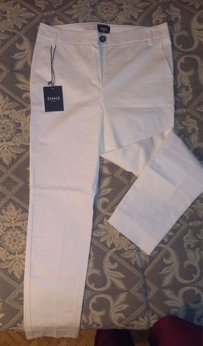 Білі штани Елегантні жіночі брюки Італія