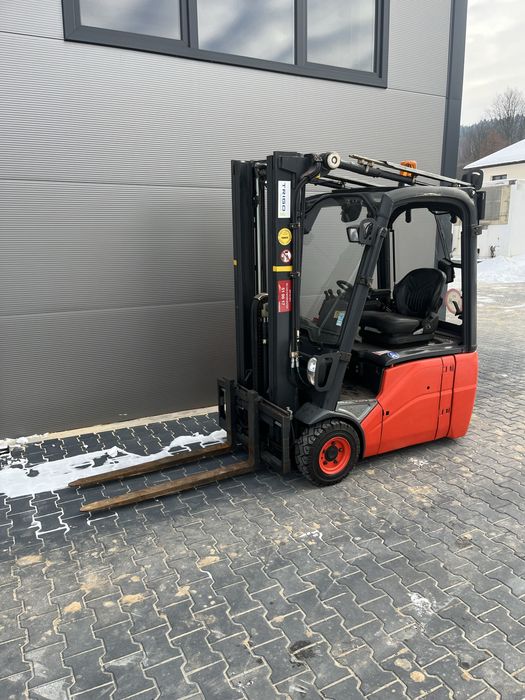 Wózek widlowy Linde E 16 elektryczny  triplex 4300 godzin