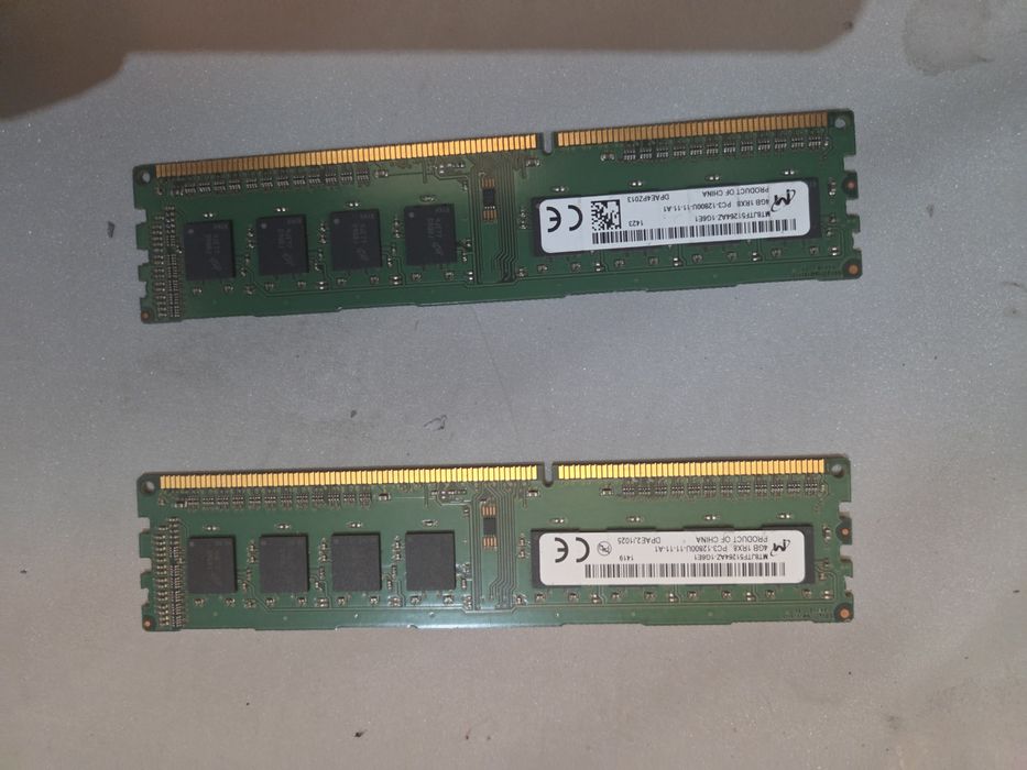 Sprzedam Pamięć ram DDR3 2 x4 GB 12800U (ze zdjecia)