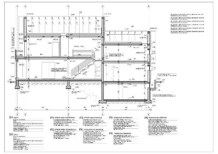 Projekty, rysunki techniczne, budownictwo, architektura, Autocad 2D