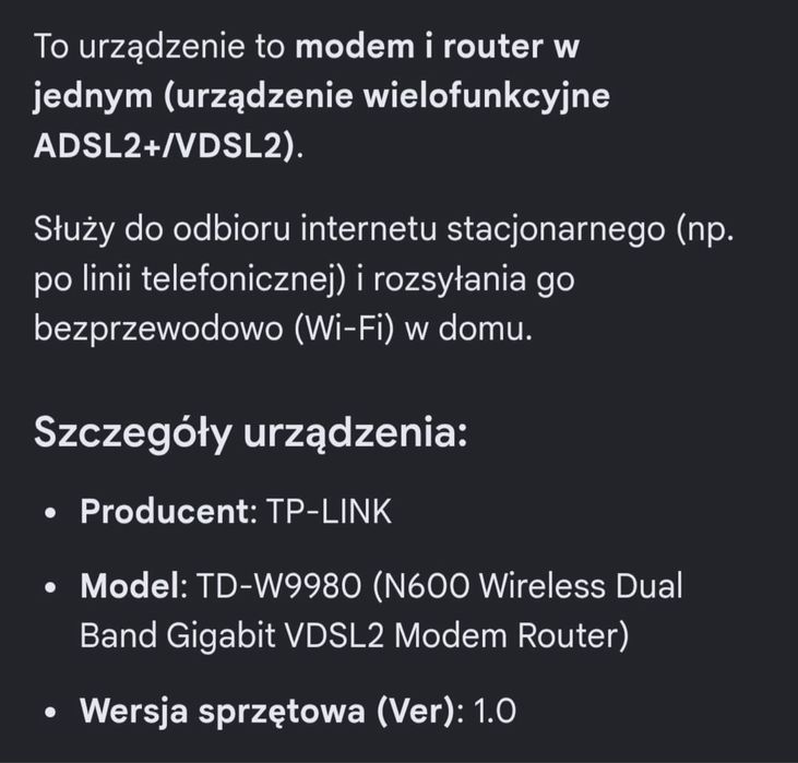 Router TD- W9980