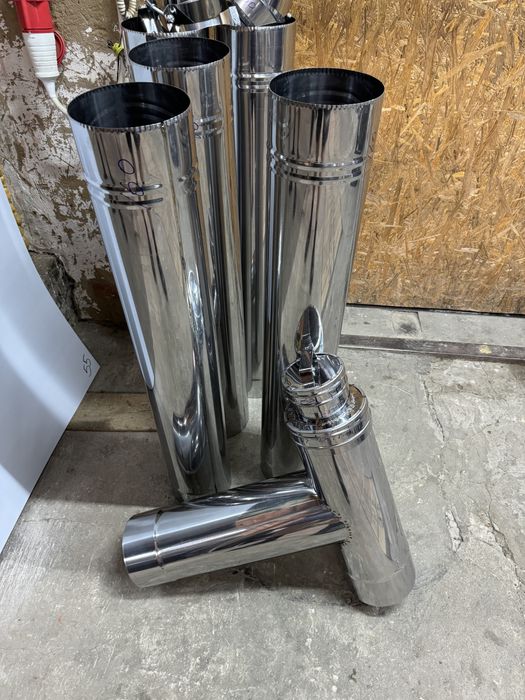 Дымоход. Утеплені труби для димохода з нержавійки та оцинковки Сендвіч