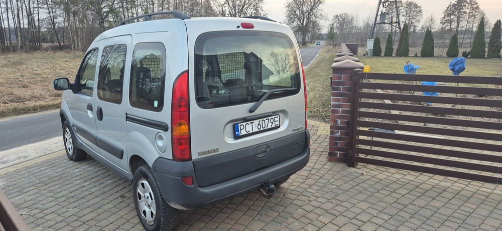 Renault kango 4x4 Benzyna 1.6 świeżo sprowadzony