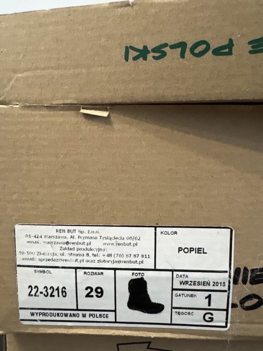 Buty śniegowce dla dziecka