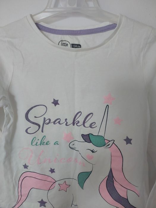 Koszulka Pepco jednorożec r.134