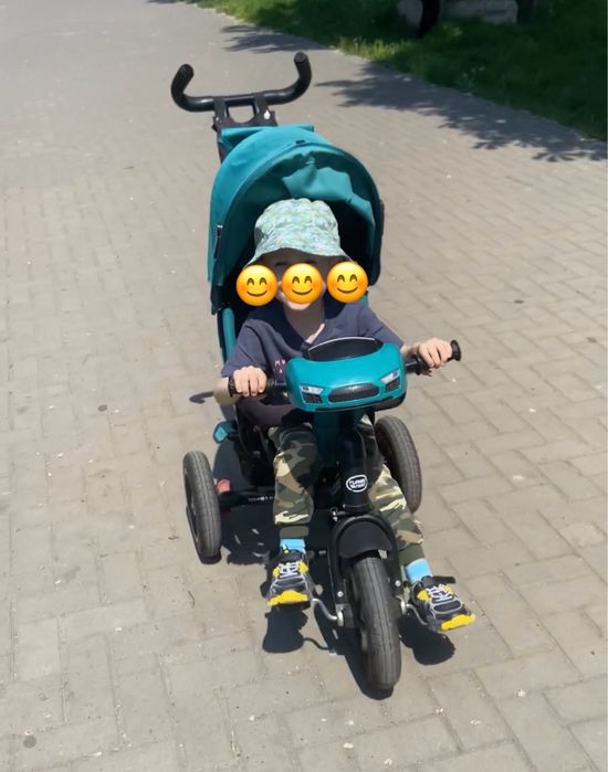 Триколісний ВЕЛОСИПЕД з батьківською ручкою
