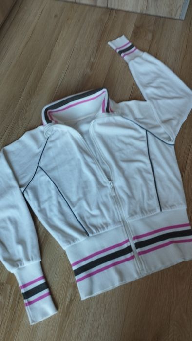 Bluza na zamek+top na ramiączkach zestaw 36/38