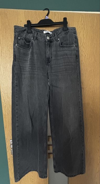 Spodnie szare pull and bear rozmiar 38