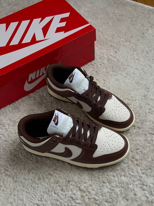 Nike Dunk Low Brown White (Cacao / Chocolate) Найк Взуття Кросівки ТОП