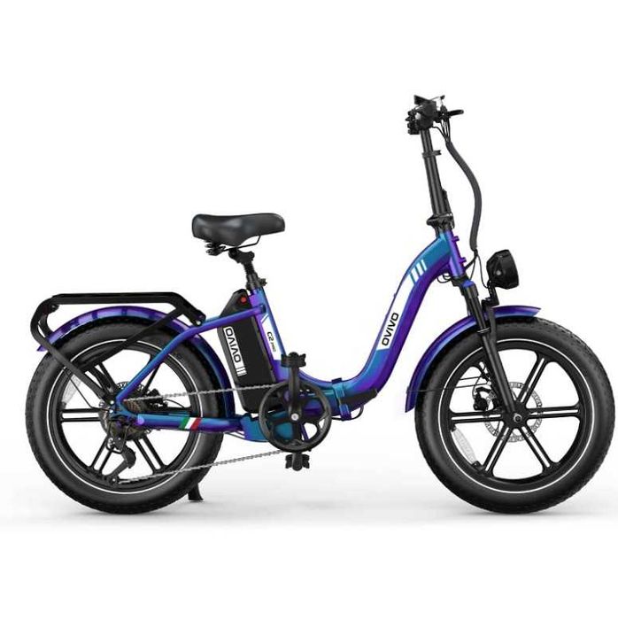 Rower elektryczny C2 Pro,Ovivo - składak, zasięg ponad 100 km, fatbike
