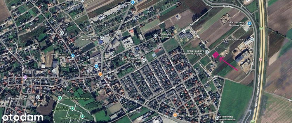 Działka budowlana 815 m² z prądem Święciechowa, doskonały dojazd do S5