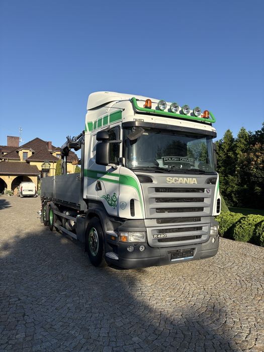 Scania R420 6x2 +HDS HIAB DUO 144 Rotator