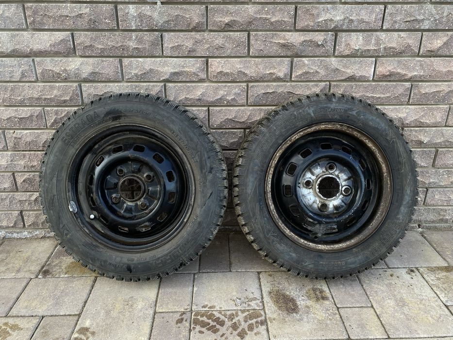 Зимові шини (155/70/13) з дисками Daewoo Matiz  стан нового