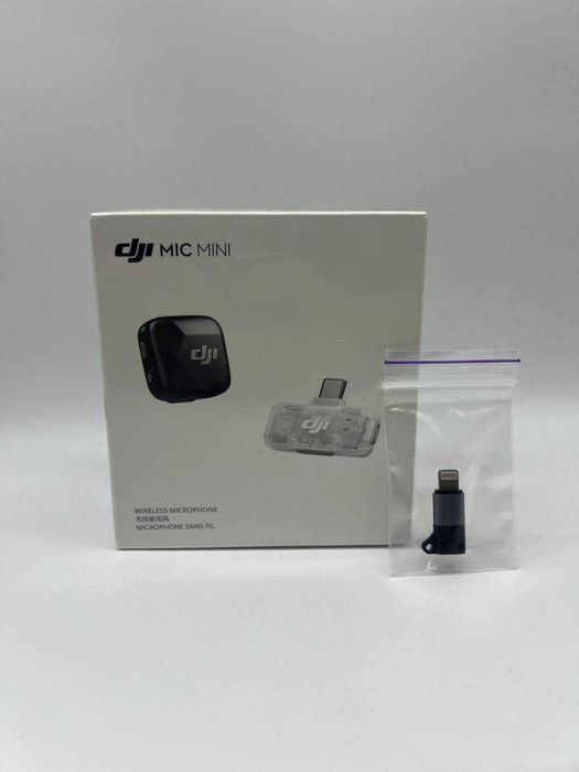DJI Mic Mini ( 1 TX + Mobile RX ) + перехідник на litingh