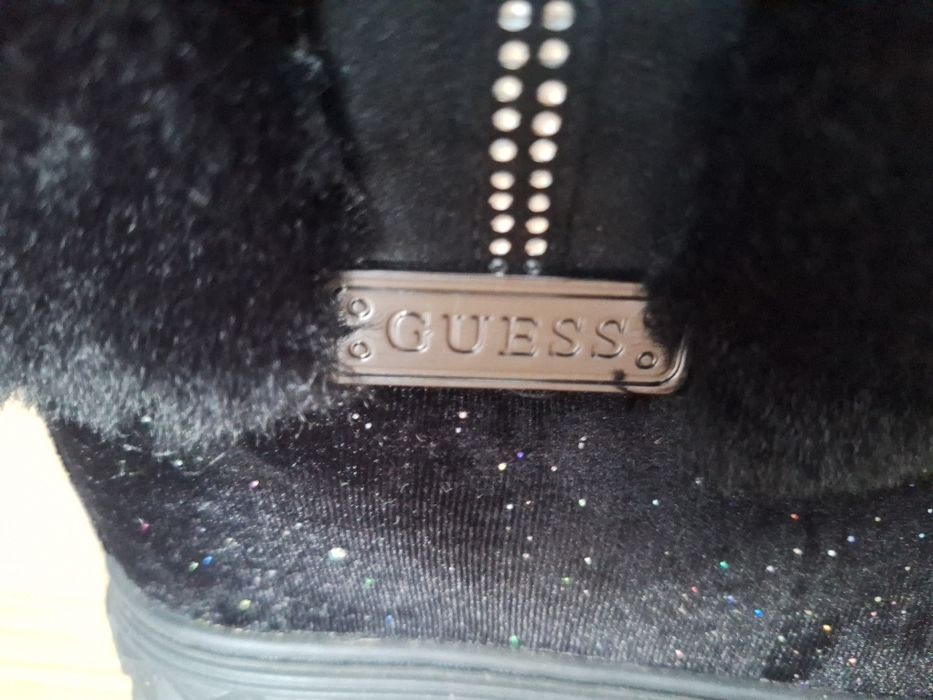 Guess kozaki z futerkiem r35