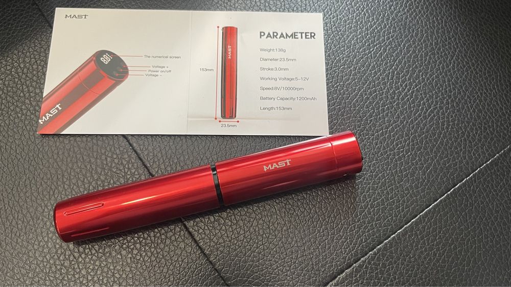 Тату машинка Mast Tour Y22 WQP-007 безпровідна