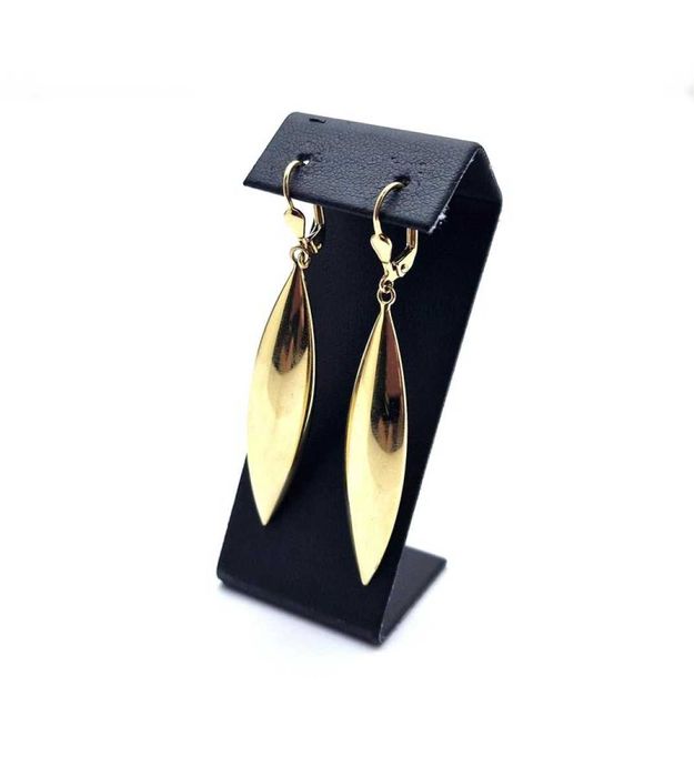 Piękne Długie Kolczyki Sople 3,42g 585p 6cm