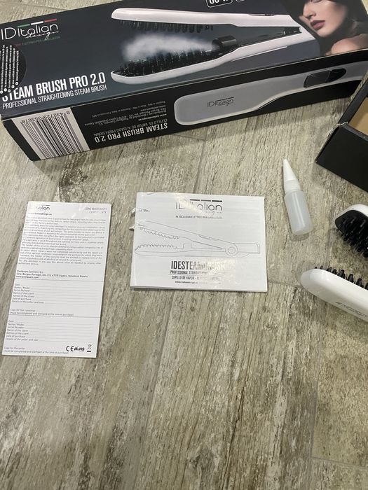 Italian Design Steam Brush Pro 2.0 & Thermicare Alisador de cabelo