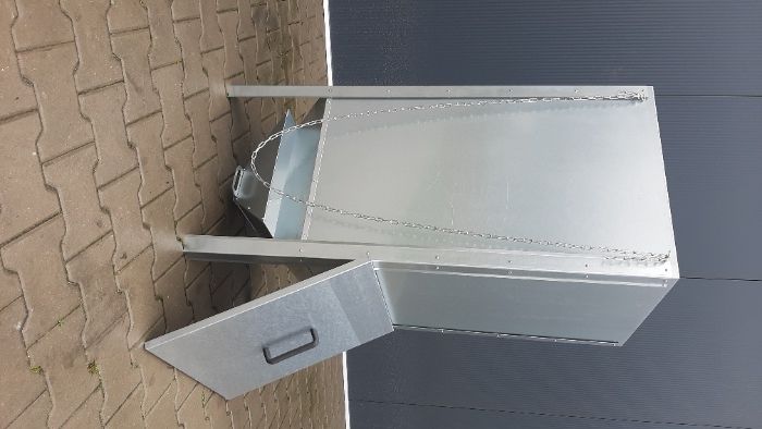 kosz na pellet pelety zbiornik 330 litrów ocynk opał do kotłów pieców