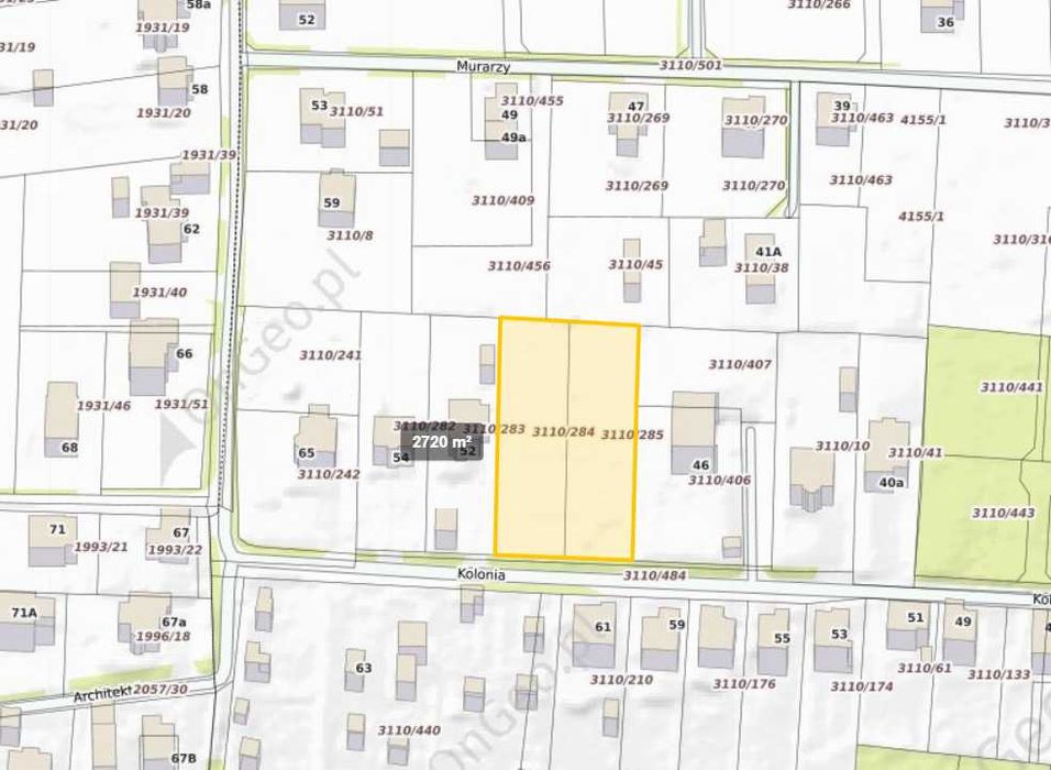 Działka inwestycyjna 2720 m² (40x68m) | Bielsko-Biała Hałcnów | SJ - Widok 4