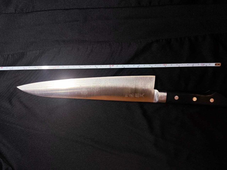Ніж кухонний шеф гьюто 27см  Minamoto з вуглецевої сталі