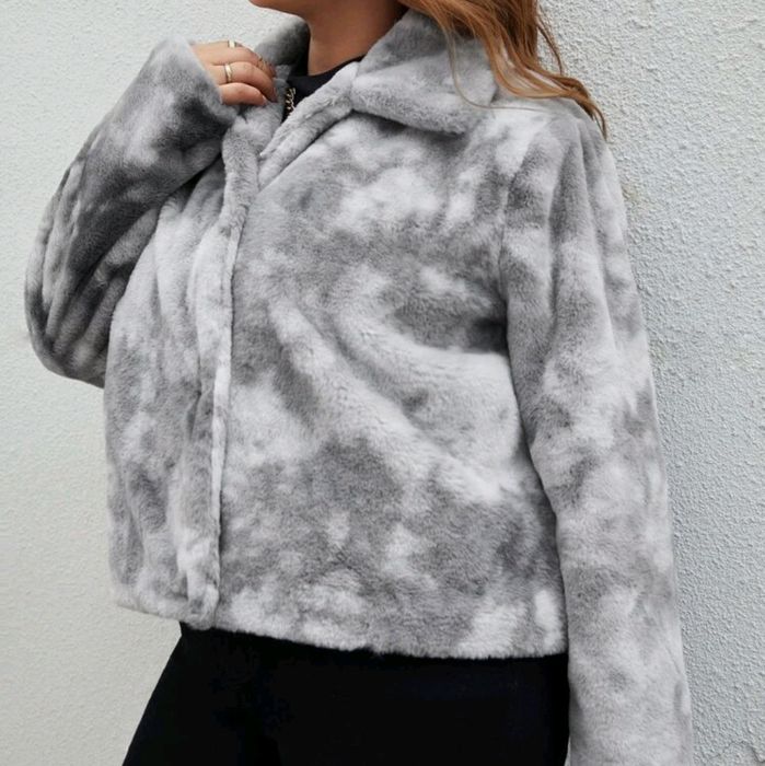 Krótki płaszcz kurtka XXXL 52 54 wiosna - jesień wyprzedaż szafy