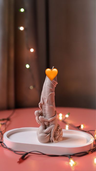 Свічки член, пеніс, 18+, еротичні свічки, свічки у формі члену, Лоно