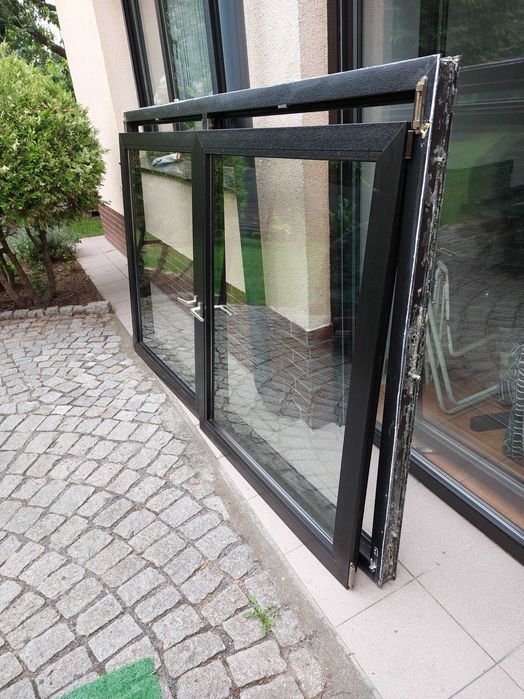 Okno plastikowe dwuskrzydłowe