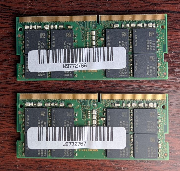 Комплект оперативної пам'яті Samsung DDR4 SO-DIMM 64 Gb