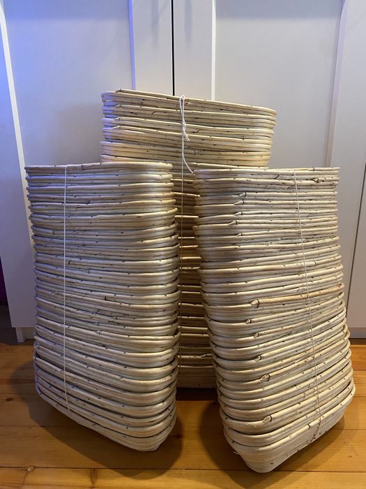 Zestaw koszyków do wystania chleba 1kg 25sztuk naturalny forma koszyk