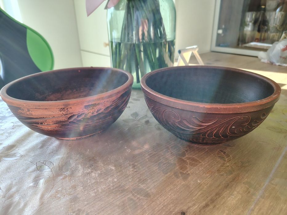Глиняні мисочки, 2 шт
