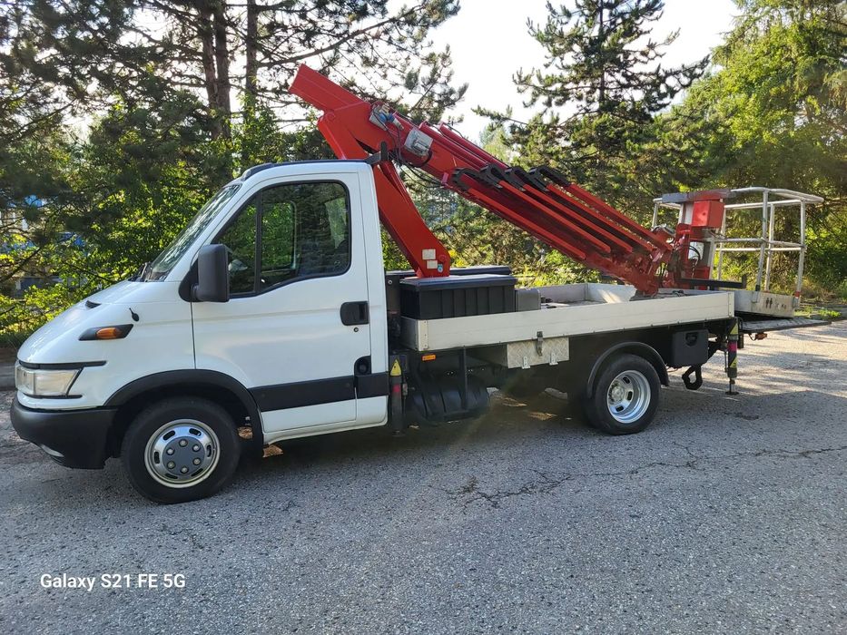 Iveco 35C14 Daily 3.0 Bliźniak – Podnośnik Koszowy Benelli Grali 18m | Zwyżka  Iveco Daily 3.0 Bliźniak – Podnośnik Koszowy Benelli Grali 18m Zwyżka