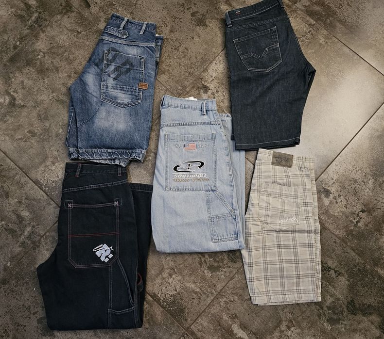 Шорти Diesel, Stussy, G-star, джинси Soutpole y2k rap sk8