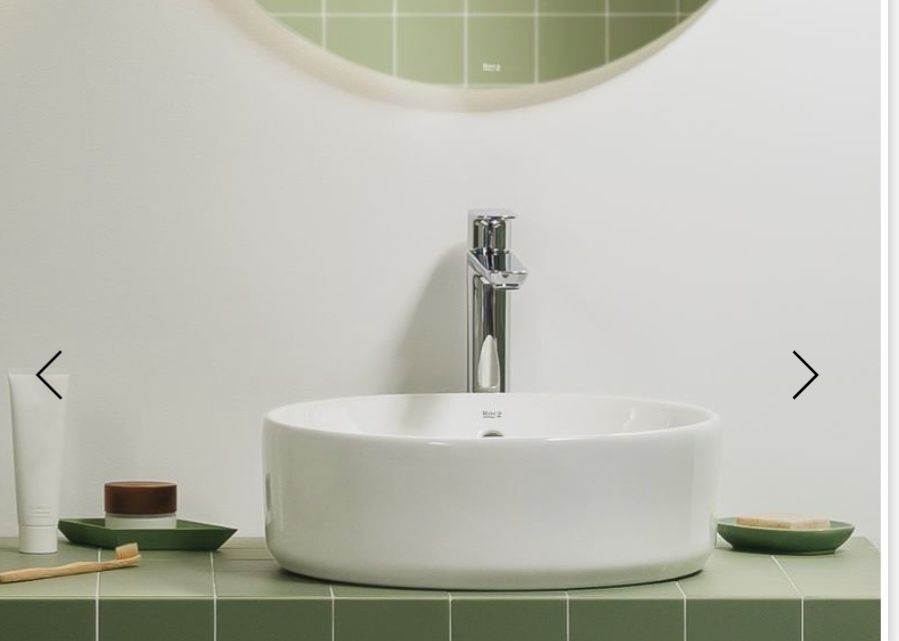 Lavatório de bancada Roca THE GAP - ROUND