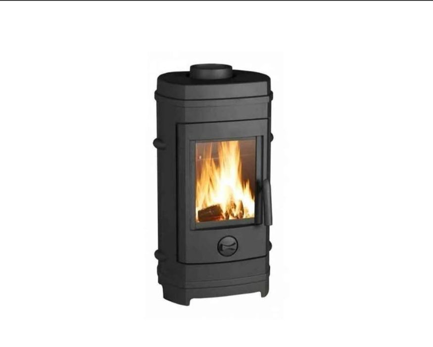 Salamandra a Lenha Invicta Chatel — Ferro Fundido — 8kW