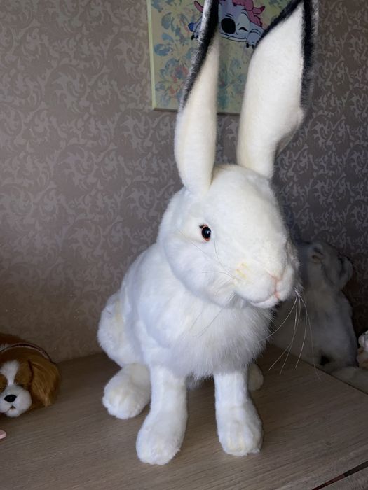 Мягкая игрушка Hansa  "Кролик сидячий белый 62см.