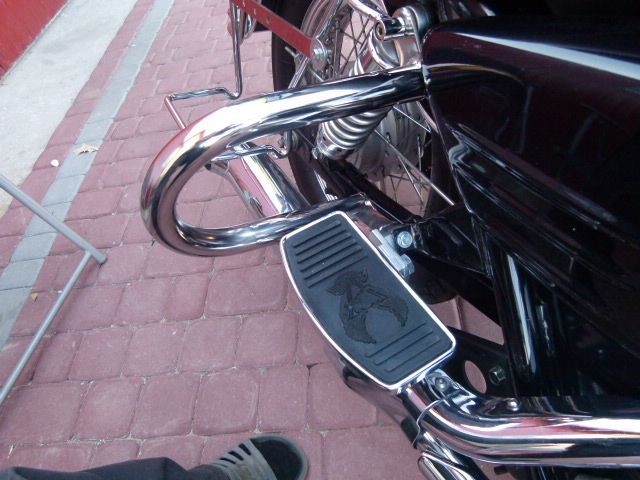 Oparcie Pazażera Honda  VT 125 Shadow edytowane pasażera szyba