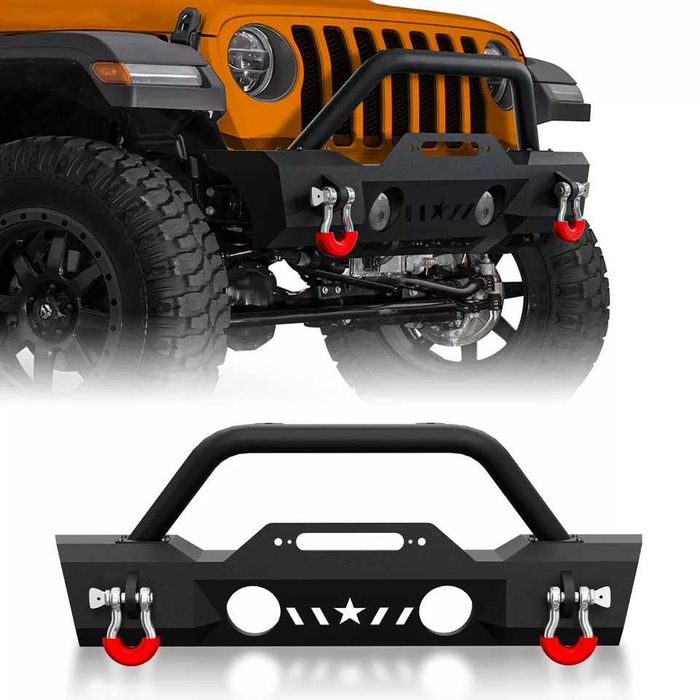 Силовий бампер передній задній під лебідку 07-24 Jeep Wrangler JK JL