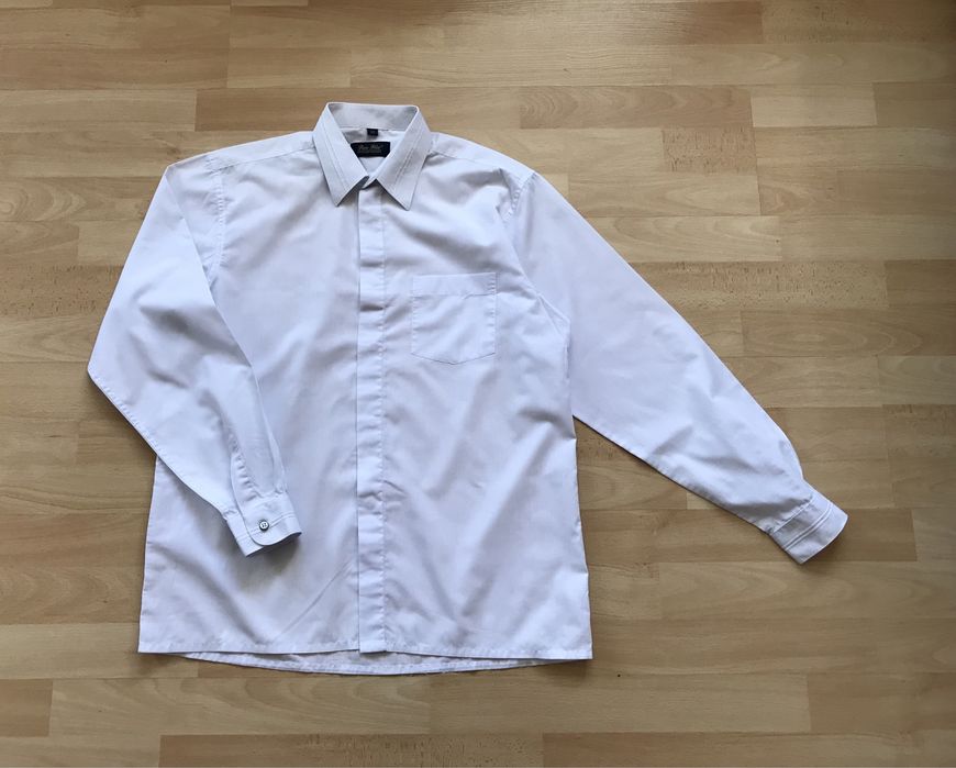 Біла сорочка, рубашка на ріст 164-170 см